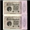 1923 Germany 100000 Mark Pair Uncirculated (COI-3111)