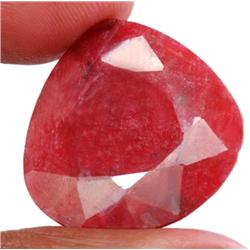 24.33ct. Excellent African Ruby Pear Cut RETAIL $1700 (GEM-1406)