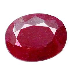 10.79ct. Excellent African Ruby Oval Cut RETAIL $750 (GEM-1393)
