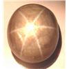 6.10ct. 6 Ray Smoky Natural Star Sapphire Oval RETAIL $1050 (GEM-2372)