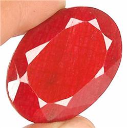 151ct. Museum Grade Top Pigeon Blood Red Natural Ruby RETAIL $7000 (GEM-2061)