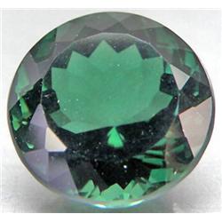 15.60ct.  Awesome Gem Round Green Tourmaline RETAIL $1250 (GEM-2349)