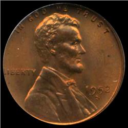 1952S Lincoln Cent Super Gem MS67 Graded (COI-3755)