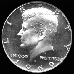1969S Kennedy Half Top Graded Proof (COI-3684)