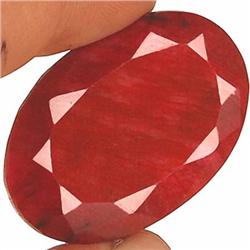 162ct. Museum Grade Top Pigeon Blood Red Natural Ruby RETAIL $7500 (GEM-2053)