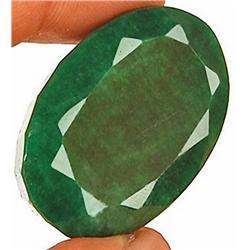 129ct. Finest Green Huge Natural S. American Emerald RETAIL $10000 (GEM-2212)