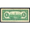 Image 2 : Dominion of Canada $1.00 1917 DC-23d Banknote Fine+