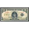 Image 1 : Dominion of Canada $2.00 1923 DC-26j Banknote Fine+