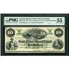 Image 3 : Bank of Prince Edward Island $10.00 1872, Remainder PMG AU