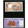 Image 2 : Djibouti, Republic of, 1979-2002. A Lot of 4 Mixed Denominations UNC