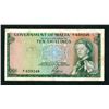 Image 1 : Malta 10 Shillings 1949 (1963), P-25a Banknote Very Fine +
