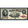 Image 1 : USA. $2.00 Red Seal 1917 Banknote Fine +