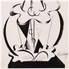 Image 2 : Neal Doty (1941-2016), "Picasso Man" Framed Hand Signed Print with Letter of Authenticity.