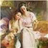 Image 2 : Pino (1939-2010), "Bedtime Stories" Artist Embellished Limited Edition on Canvas (30" x 40"), AP Num