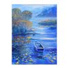Image 1 : Vadik Suljakov, "Autumn Reflections" Original Oil Painting on Canvas, Hand Signed with Letter of Aut