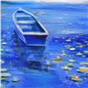 Image 2 : Vadik Suljakov, "Autumn Reflections" Original Oil Painting on Canvas, Hand Signed with Letter of Aut