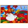 Image 2 : Peter Max- Original Mixed Media "Flower Blossom Lady"