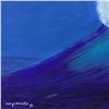 Image 2 : Wyland, "Big Surf" Original Acrylic Painting on Canvas, Hand Signed with Letter of Authenticity.