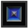 Image 1 : Victor Vasarely (1908-1997), "Vonal - Lila de la serie Vonal" Framed 1971 Heliogravure Print with Le