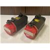 Image 2 : (2) Fanuc #A06B-0313-B706#0075 AC Servo Motors
