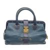 Image 1 : Louis Vuitton Blue Suhali Leather L'Ingenieux Tote Bag