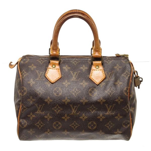Louis Vuitton Brown Monogram Canvas Speedy 25cm Satchel Bag