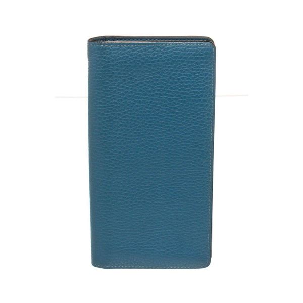 Louis Vuitton Blue Leather Brazza Wallet
