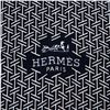 Image 1 : Hermes Black La Cravate-Foulard Silk Scarf