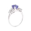 Image 4 : 2.87 ctw Sapphire And Diamond Ring - 14KT White Gold