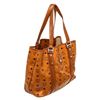 Image 2 : MCM Brown Canvas Leather Shopper Tote Bag