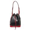 Image 1 : Louis Vuitton Black Red Epi leather Noe GM Bucket Bag