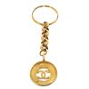 Image 2 : Chanel Gold CC Round Key Chain