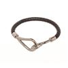 Image 1 : Hermes Black Jumbo Hook Cord Bracelet