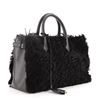 Image 2 : Balenciaga Black Leather Padlock Nude Work Tote Fur with Leather XS