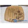 Image 2 : Wooden Cutting Board, Mickey Mouse wood Plate, etc