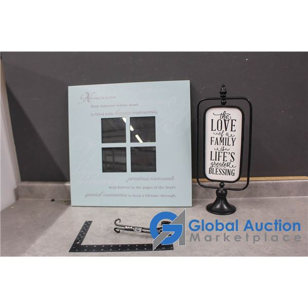 Window Picture Frame and Sign