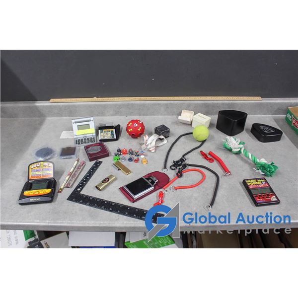 Handheld Games (Casino, Poker, etc), Pins, Lighter, etc
