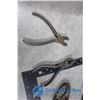 Image 2 : Assortment of Vintage Tools - Pliers, Wrenches, Saws, etc