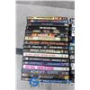 Image 2 : (35) Assorted DVDs-Braveheart, Gladiator, Warrior Ect