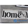 Image 2 : Framed Marilyn Monroe Picture and Home Sweet Home Sign