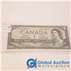 Image 1 : 1954 One Dollar Canadian Bill