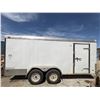 Image 5 : **2002 16' Cargosport Enclosed Cargo Trailer w/Ramp Door
