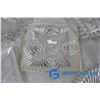 Image 4 : Vintage Clear Glass Serving Dishes