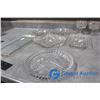 Image 8 : Vintage Clear Glass Serving Dishes