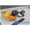 Image 3 : (2) Wooden Carved Ducks