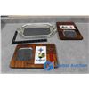 Image 1 : Mirror Tray and Serving Trays
