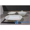 Image 1 : (3) Pyrex Dishes w/One Lid
