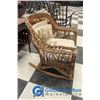 Image 2 : **Wicker Rocking Chair
