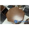 Image 2 : **(2) Octagon Side Tables -BID PRICE x2