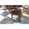 Image 2 : **Wooden Rocking Chair